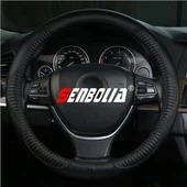 PU lederen auto stuurhoes